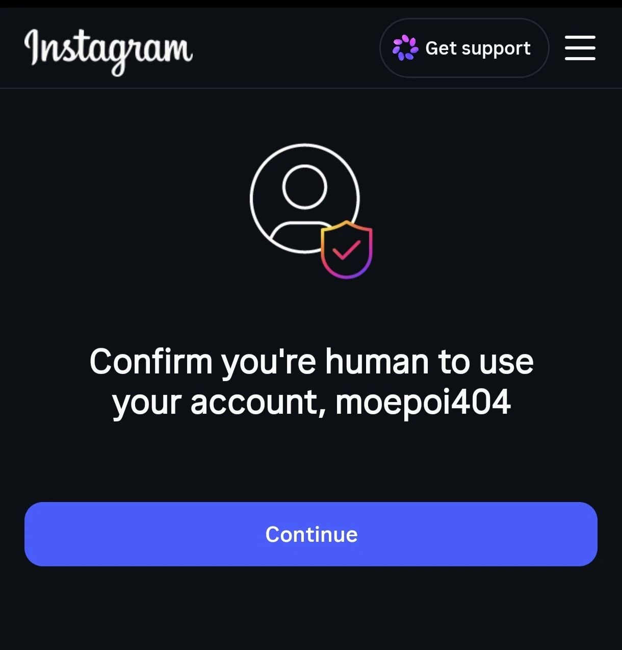 Suspend message